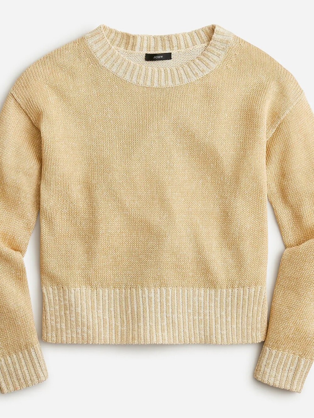 J. Crew Relaxed linen-cotton blend beach sweater, Size XL